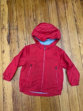 GAP Kids Red Hooded Windbreaker - 3T